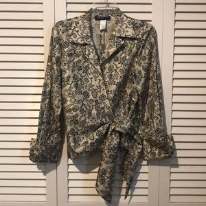 Jones New York silk blouse - size 12